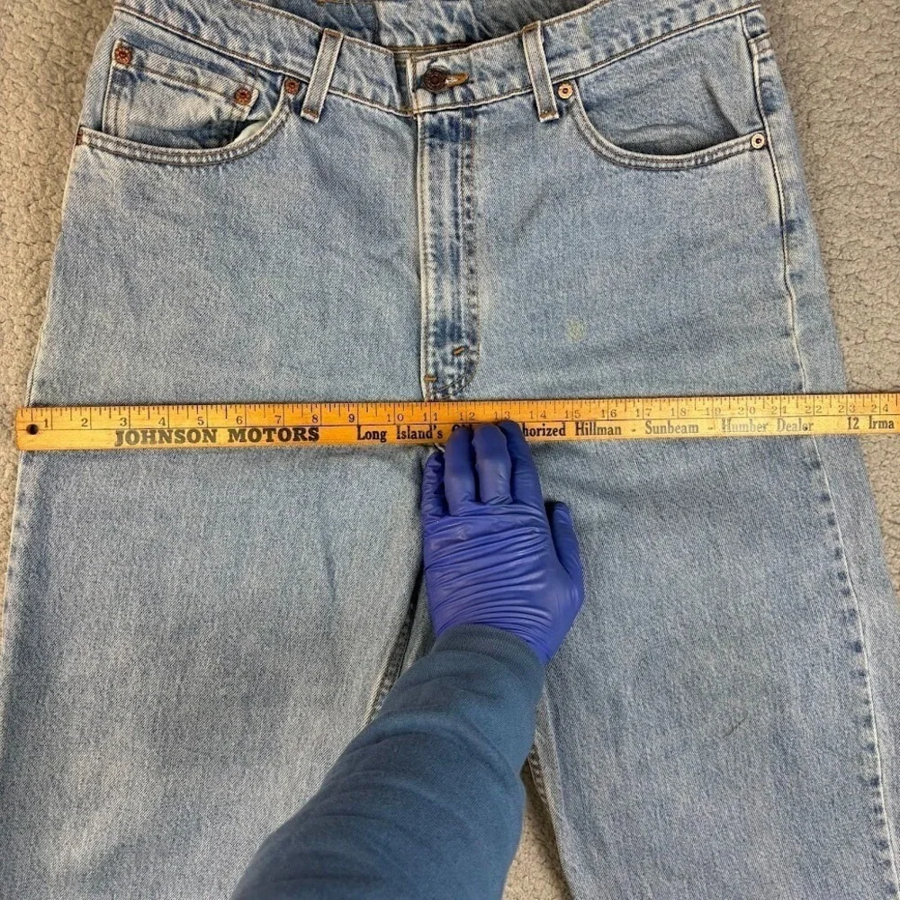 VTG Levis 550 Jeans Mens‎ 36x30 (35X31) Blue Relaxed Tapered Made USA 90s Light